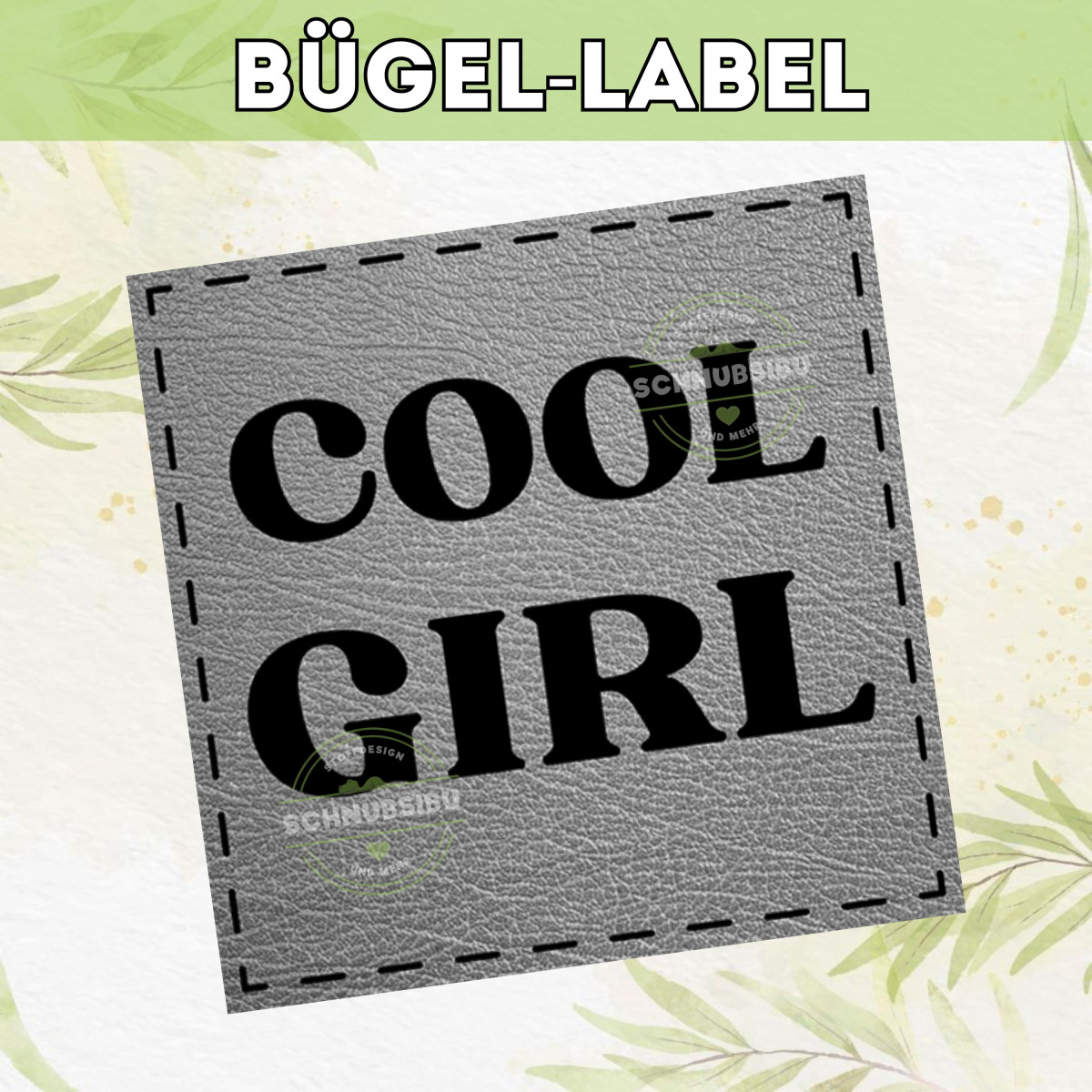 Bügel-Label Cool Girl